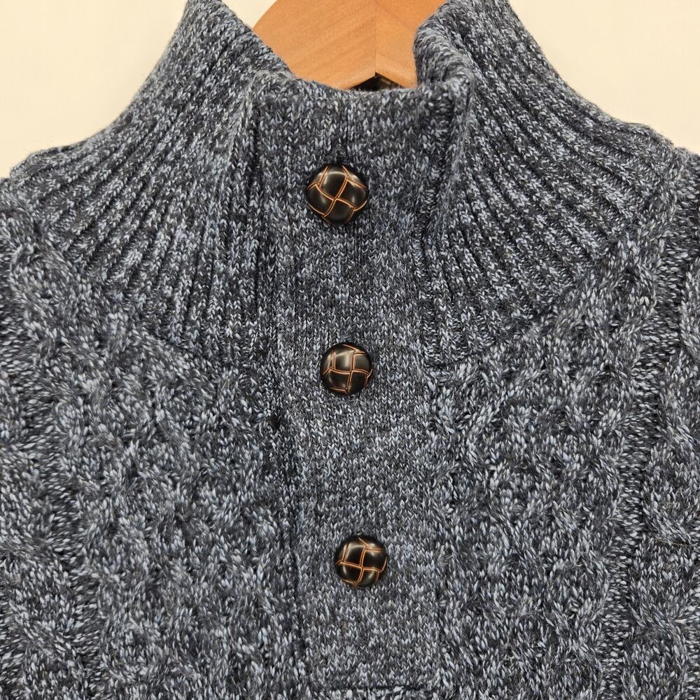 NWT Buffalo David Bitton Watcher Sweater Blue Cabincore Gorpcore Mens Size M - Picture 4 of 14